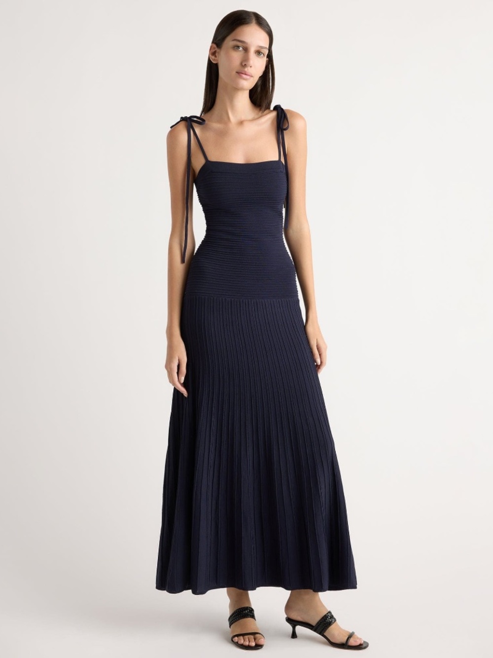 Modern Citizen Chan Ottoman-Knit Dress Size SNavy / Regular / S